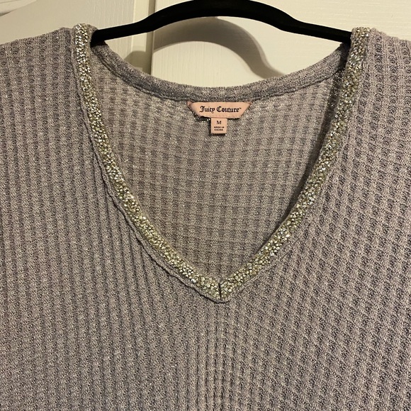 Juicy Couture long sleeve sparkle top - Picture 4 of 5